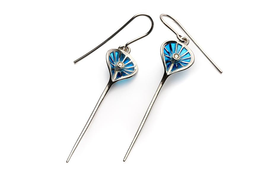 pendientes cochlea plata clermunts