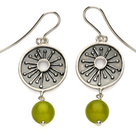 Radium pendientes plata cler munts